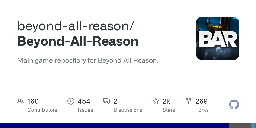 GitHub - beyond-all-reason/Beyond-All-Reason: Main game repository for Beyond All Reason.