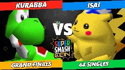 SSC 2023 Grand Finals - Kurabba (Yoshi) Vs. Isai (Pikachu) Smash 64 Tournament