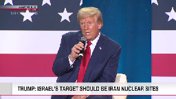 Trump thinks Israel's target should be Iran nuclear sites | NHK WORLD-JAPAN News