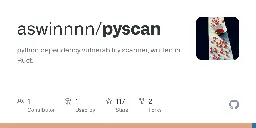 GitHub - aswinnnn/pyscan: python dependency vulnerability scanner, written in Rust.