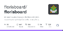 GitHub - florisboard/florisboard: An open-source keyboard for Android which respects your privacy. Currently in early-beta.