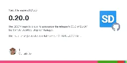 Release 0.20.0 · sddm/sddm