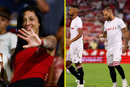 Sevilla stars wear t-shirts in solidarity as Iniesta joins support of Jenni Hermoso