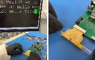 Bendable non-silicon RISC-V CPU demoed running while wrapped around a pencil