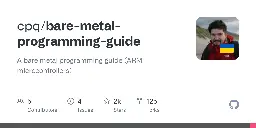 GitHub - cpq/bare-metal-programming-guide: A bare metal programming guide (ARM microcontrollers)