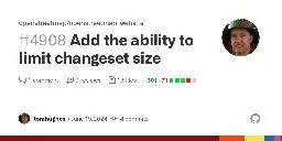 Add the ability to limit changeset size by tomhughes · Pull Request #4908 · openstreetmap/openstreetmap-website
