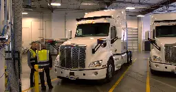 Automated trucking, a technical milestone that could disrupt hundreds of thousands of jobs, hits the road