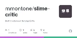 GitHub - mmontone/slime-critic: SLIME extension for Lisp Critic