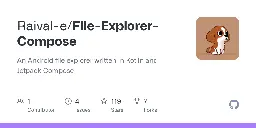 GitHub - Raival-e/File-Explorer-Compose: An Android file explorer written in Kotlin and Jetpack Compose