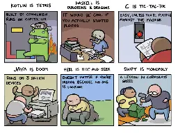 If Programming Languages Were Games [Comic] | Toggl Blog