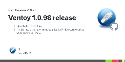 Release Ventoy 1.0.98 release · ventoy/Ventoy