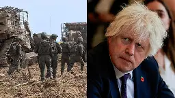 Boris Johnson: Arms embargo on Israel 'death wish of Western civilization'