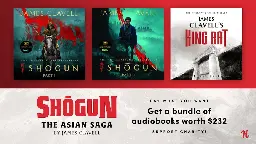 Humble Audiobook Bundle: Shogun: The Asian Saga by James Clavell