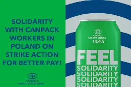 SUPPORT THE STRIKE AT THE LARGEST MANUFACTURER OF METAL PACKAGING IN POLAND!