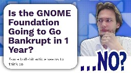 Everything about the GNOME finance situation