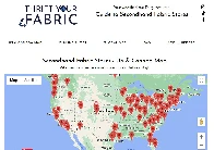 Into sewing? Here's a giant map of secondhand fabric stores by city! (USA & Canada)