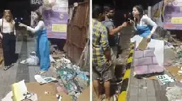 Viral Video: Kerala Police Summon Jewish Tourist After She Tears Down Pro-Palestine Poster In Fort Kochi