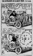 Everett True showing how to handle the carbrained in the early 1900s