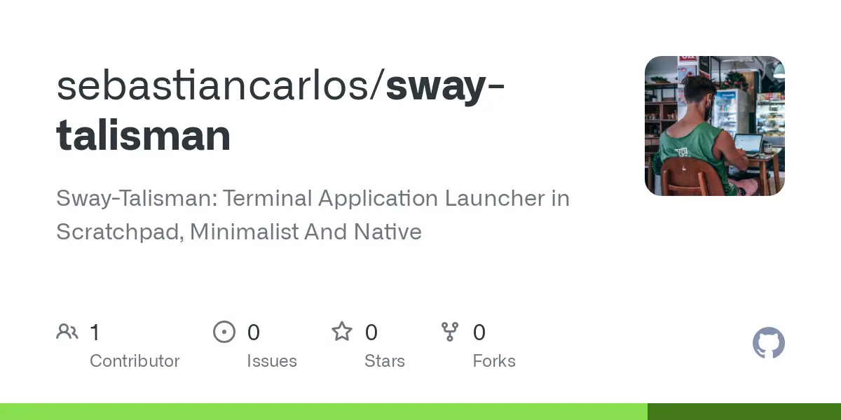 GitHub - sebastiancarlos/sway-talisman: Sway-Talisman: Terminal Application Launcher in Scratchpad, Minimalist And Native