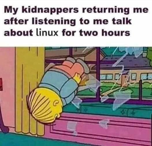 Talking about Linux with Kidnappers