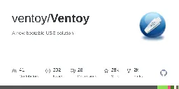 GitHub - ventoy/Ventoy: A new bootable USB solution.