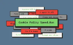 Cookie Consent Speed.Run